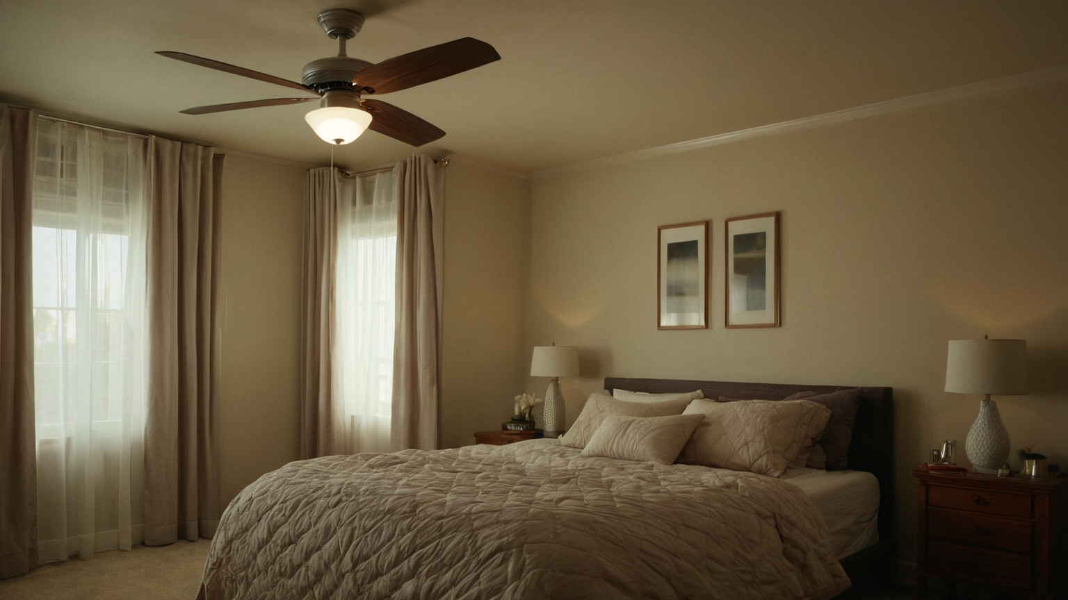 Manual fan and thermostat adjustment
