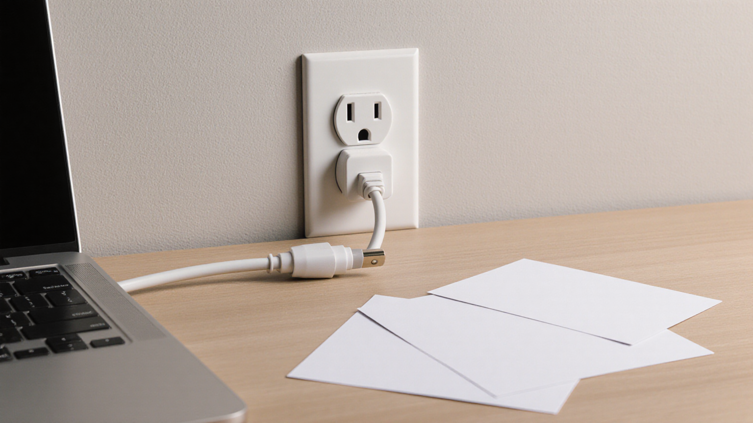 Smart plug close-up for temporary measurement